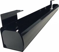 Offeco Kabelgoot - 79cm - Zwart - Voor Bureau - Kunststof