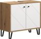 Trendteam Wastafelkast Touch | Artisan Oak | Wit | 69 x 33 x 61 cm