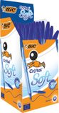 BIC Cristal Soft balpen, medium punt, blauw, 50 stuks