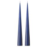 ester & erik Bougie cônique ester & erik 37 cm Lot de 2 mat Royal navy 28