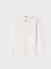 NAME IT NMFRACHEL NIS LS SLIM TOP LIL NOOS - Fille - Blouses - Taille 104 - Blanc - Coton/Modal