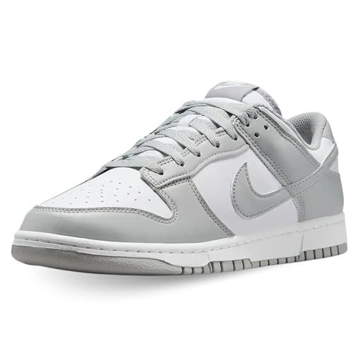 Nike Dunk Low Retro (Light Smoke Grey) - Men's Size 42 - Leather Sneakers