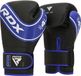 RDX Bokshandschoenen Kinderen 4B Robo Kunstleer 6 oz Blauw Zwart