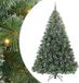 vidaXL Sapin de Noël artificiel avec 300 LED, vert, 240 cm, PE et PVC