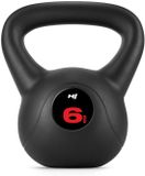 Hop Sport Kettlebell - Vinyl Kettlebell - 6 kg - Zwart