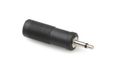 Hosa Technology GMP-113 kabeladapter/verloopstukje 6.35mm TS naar 3.5 mm TS Zwart, Zilver