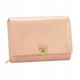 Betlewski BPD-VS-11 Poudre Rose Portefeuille Femme Cuir Brillant