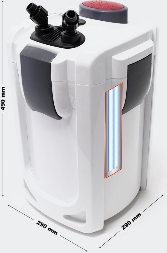 SunSun F-serie Externe aquariumfilter ECO 2000 l/u + 9 watt UVC - Wit
