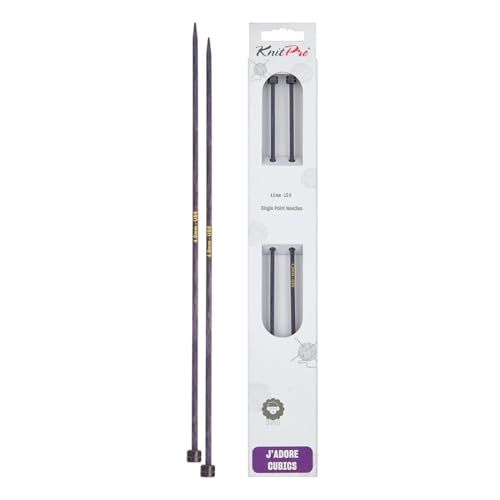 KnitPro Jadore Cubics Breinaalden met één punt, diameter 4,00mm, lengte 25cm