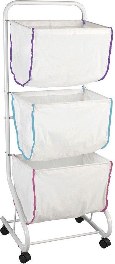 Wenko Escala - Wasmandenrek - 3-laags - Wit