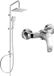Mexen Tord set de douche en Fabia mitigeur, chrome
