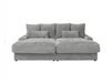 Vente-unique Calazo Loveseat-bank 3 places Gris
