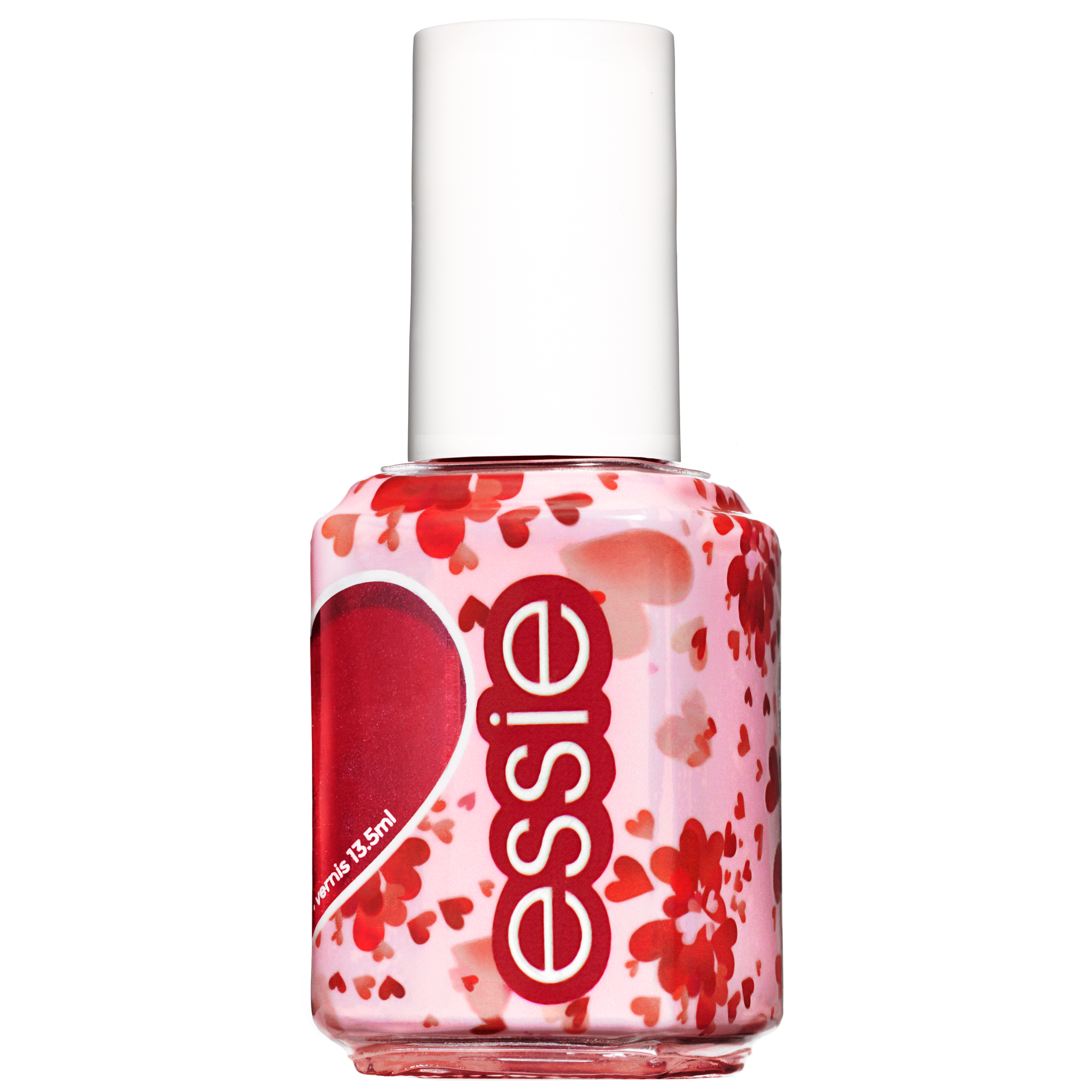 Essie valentijnscollectie 2020 limited edition - 673 surprise and delight - roze nagellak met metallic finish - 13,5 ml
