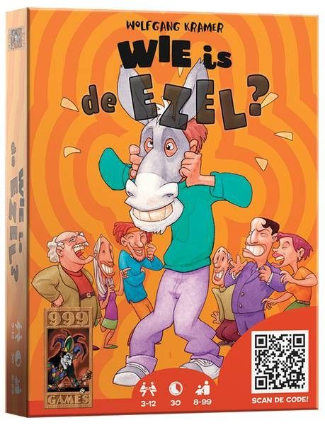 999 Games Wie is de ezel? Kaartspel - Editie 2024