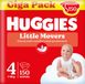 Huggies Little Movers baby luiers, Maat 4 (7-18 kg), 150 luiers met Disney© designs, Giga pack