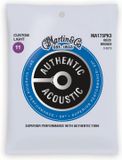 Martin MA175PK3 Snaren voor Akoestische Gitaar (11-52) Bronze, Custom Light 3-Pack
