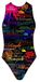 CROTTON SA Turbo Writing Maillot de bain Multicolore M Femme