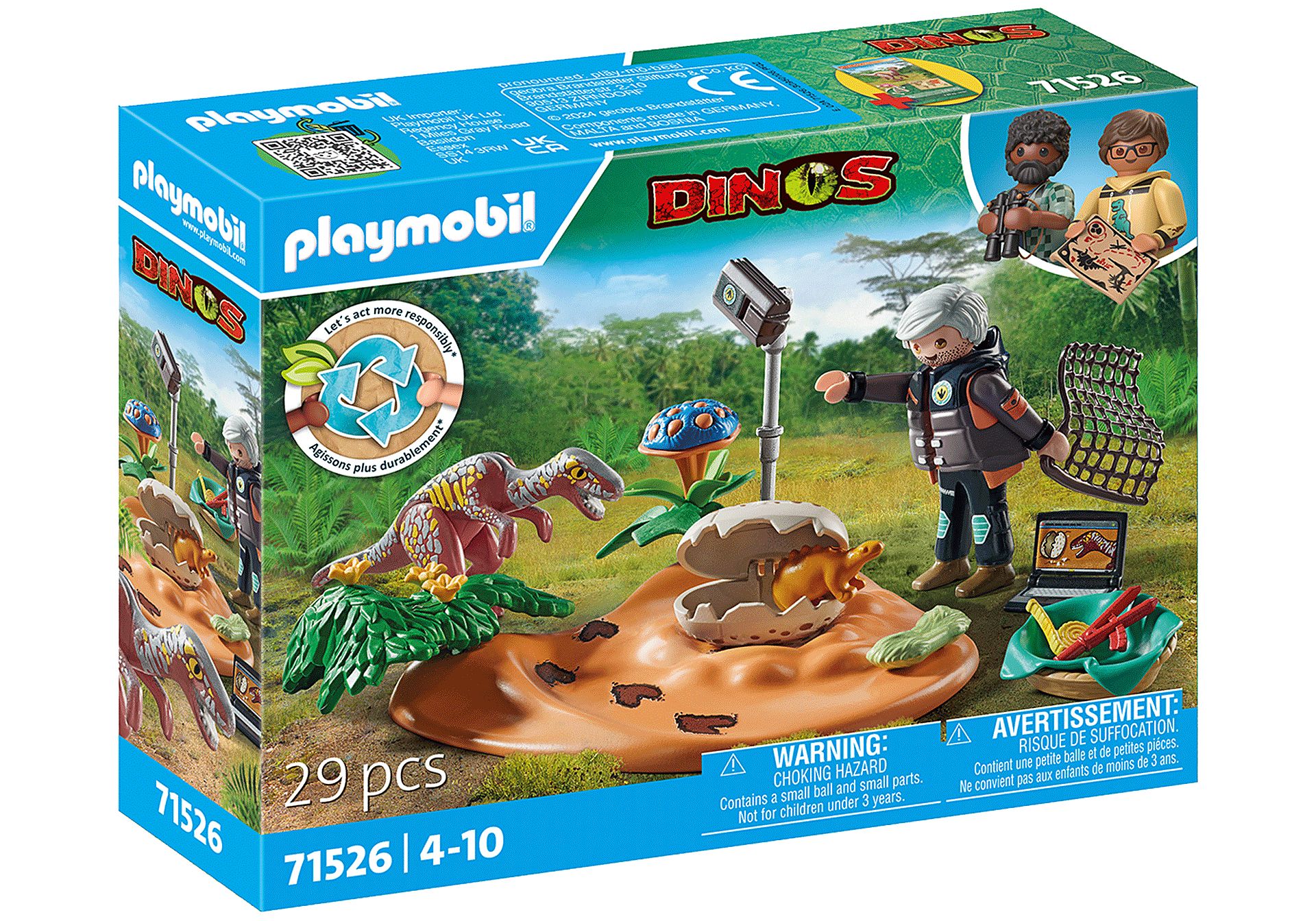 Playmobil Dinos Stegosaurusnest met Eierdief - 71526