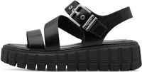 Tamaris - Dames - Sandalen met hak - Zwart - Maat 37