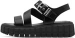 Tamaris - Dames - Sandalen met hak - Zwart - Maat 37
