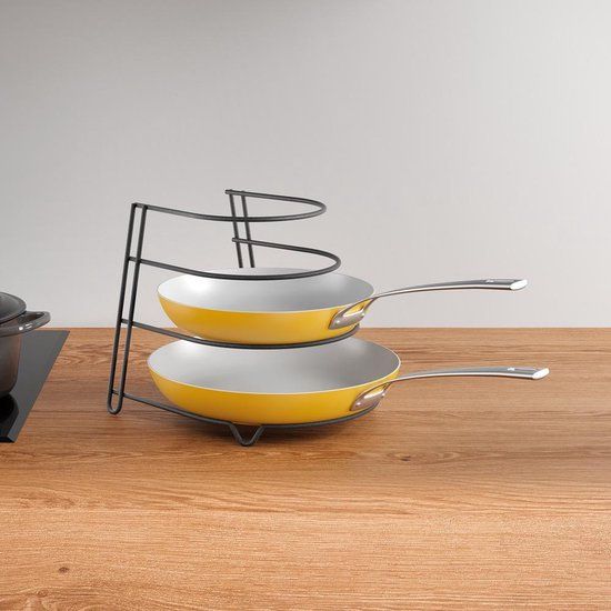 Metaltex Tomado Canyon Pannenrek - Zwart - Metaal - 5 jaar garantie