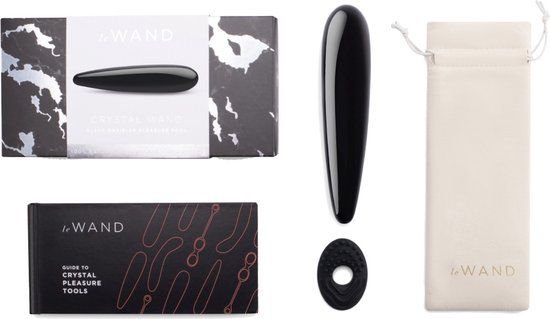 Le Wand Crystal Wand Black Obsidian - Zwart