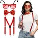Boland - Set Lieveheersbeestje Rood - Volwassenen - Unisex