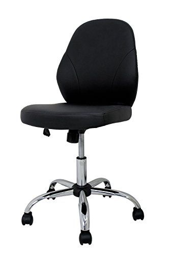 La Silla Española Oviedo bureaustoel - kunstleer - zwart - 54 x 47 x 94 cm