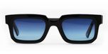 Ophy Pei 2 Lunettes de soleil homme noir carrées bleu 51mm