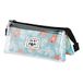 Oh My Pop! Lazy-Clear Triple Etui, Turkoois, Eén maat