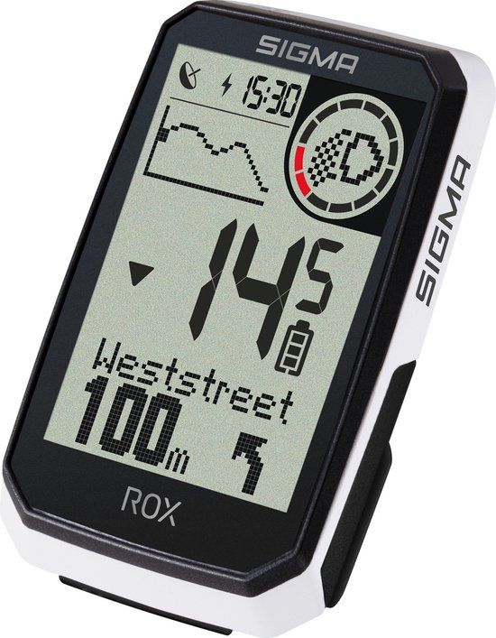 Sigma Rox 4.0 Endurance Fietscomputer Wit