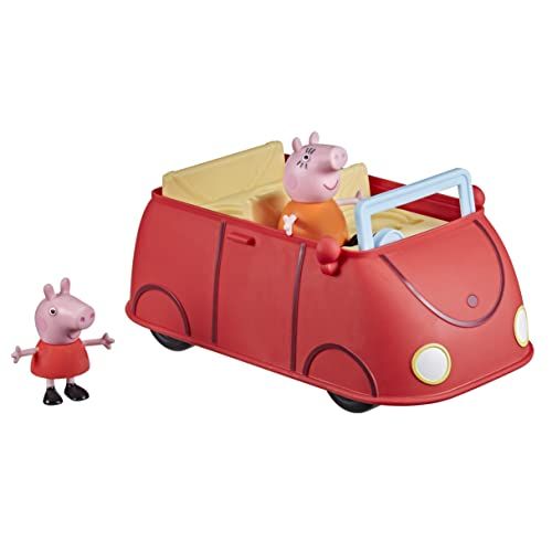 Peppa Pig Peppa's rode familieauto - Kleuterschoolspeelgoed - Taal en geluidseffecten - Vanaf 3 jaar