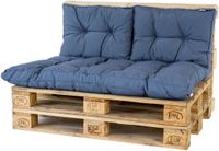 Madison Rugkussen Florance Safier Blauw - 60 x 43cm