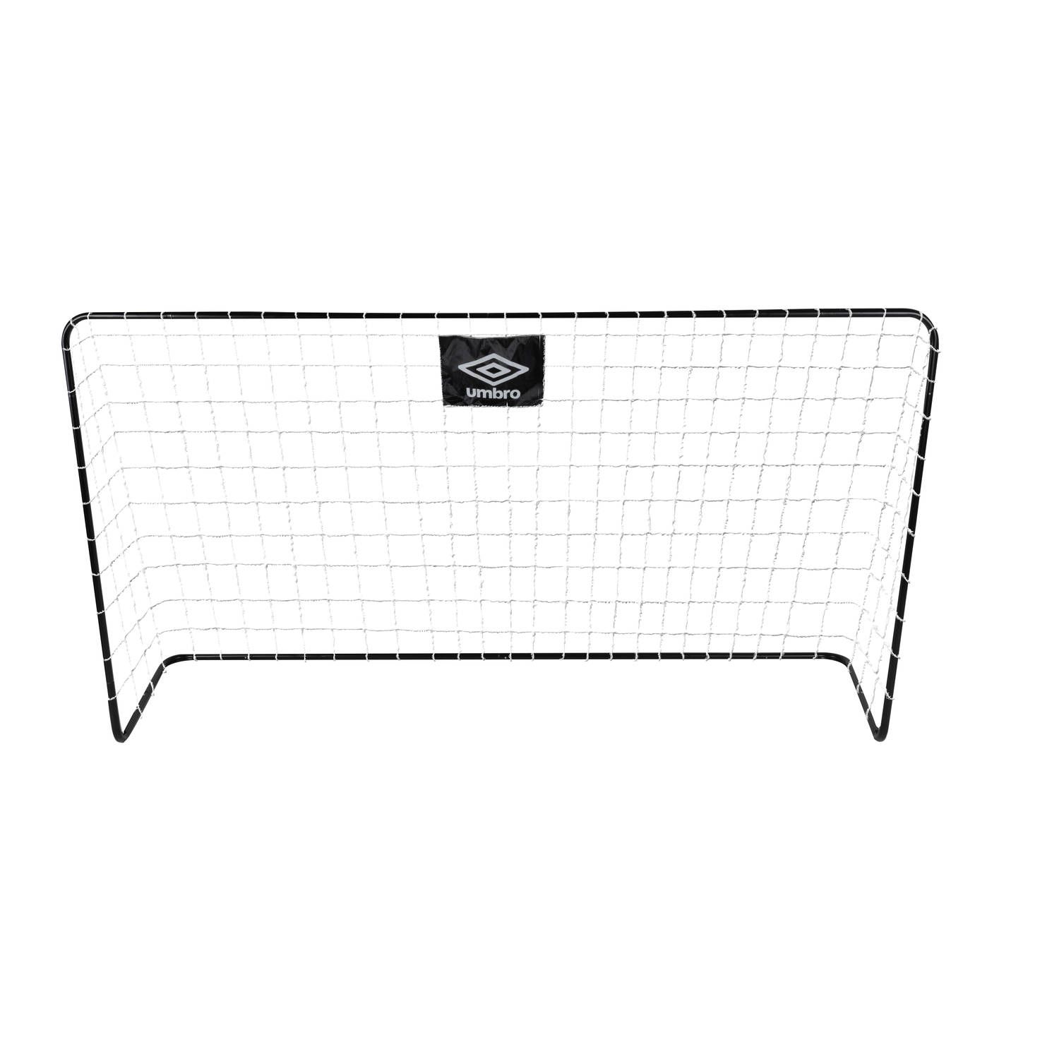 Umbro voetbaldoel - 182 x 122 x 61 cm - metaal - incl. 2 grondhaken - zwart