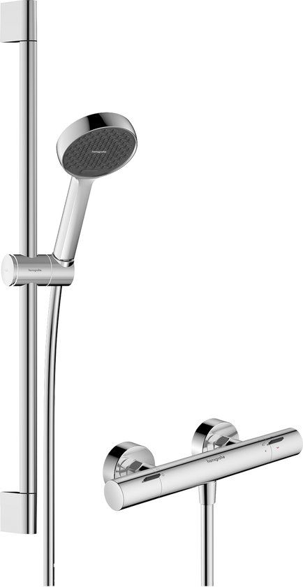 Hansgrohe Activera Select S 95 2jet EcoSmart met Ecostat Fine en glijstang 65 cm chroom