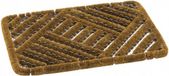 Cleanwalk paillasson heavy duty - 50x80 cm - naturel - acier/fibre de coco
