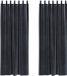 vidaXL Gordijnen 2 st donkergrijs 140 x 260 cm fluweel