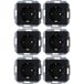 Kopp Kopp Athenis wandcontactdozen RA KV inbouw Mat zwart (6 Stuks)