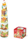 Janod - Boerderij - Mijn eerste kippenpiramide - Stapeltoren