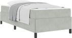 vidaXL Bedframe Lichtgrijs 80 x 200 cm Stof