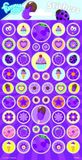 Funny Products Stickers Grapes Paars 50 Stuks