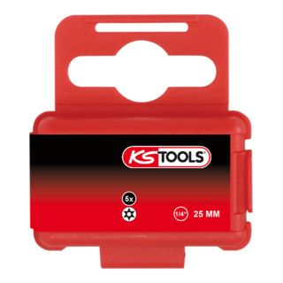 KS Tools 1/4" CLASSIC TX Bit Set - TB8 - 25mm - 5 Pieces