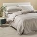 Caleffi Dekbedovertrek voor tweepersoonsbed, percal, touw van percal, 73568