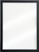 Securit® Groot, houten, transparant wandkrijtbord in zwart