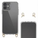Selencia Hoesje met Afneembare Haakjes voor Koord - Geschikt voor Apple iPhone 12 Pro / 12
