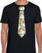 Bellatio Decorations Cadeau T-shirt voor heren - geld stropdas - zwart - verjaardag S