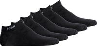 BOSS Heren 5P sneakersokken basic zwart