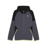 PUMA PWRTRAIN Stretch geweven jack met volledige rits voor mannen S, Galactic Gray