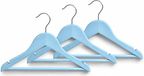 Home & Garden Kinder - Baby kledinghanger - Blauw - set van 20 stuks - 360 graden - Kinderhanger met 360 graden draaibare haak - stevig