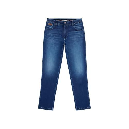 Wrangler Texas Slim Jeans - Heren - Blue Jam - 48W x 34L